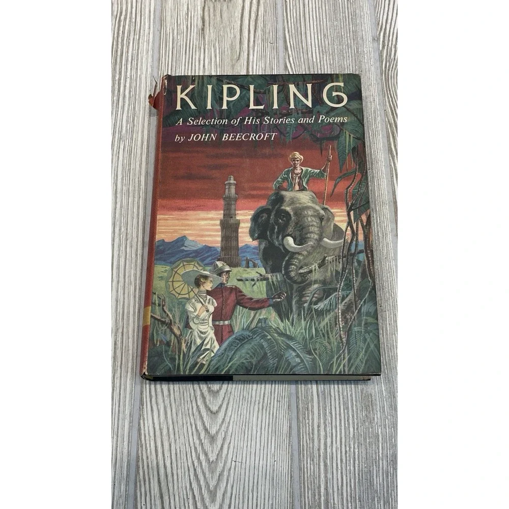 Kipling : A Selection of His Stories and Poems by John Beecroft Vol. 1 & 2 1956